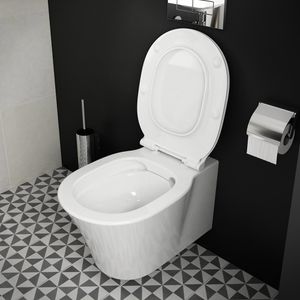 Produktbild für WC-Sitz Ideal-Standard Connect Air E036601, D-Form, Duroplast