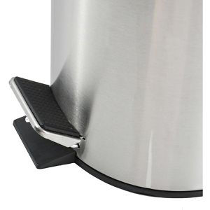 Produktbild für Mülleimer MSV 100108, silber matt