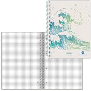 Collegeblock Herlitz GREENline Welle, 300006030, A5