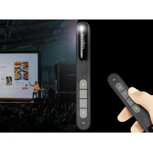 Produktbild für Presenter LogiLink Wireless Presenter, ID0190, schwarz