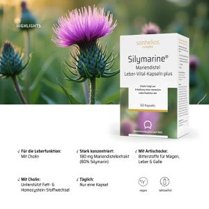 Produktbild für Bitterstoffe Sanhelios Complex Silymarine, 60 Kapseln