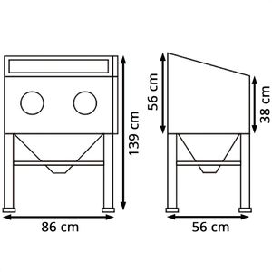 Produktbild für Sandstrahlgerät Unicraft SSK 2, 6204001