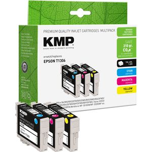 Produktbild für Tinte KMP E130V für Epson T1306 Multipack