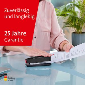 Produktbild für Heftgerät Novus B4, 020-1267, inkl. 200 Heftklammern