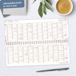 Produktbild für Tischkalender Häfft 12004-5 Sweet Flowers, Wochenkalender quer