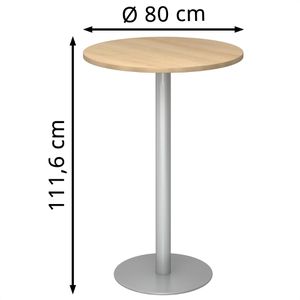 Produktbild für Stehtisch Hammerbacher STH08, eiche
