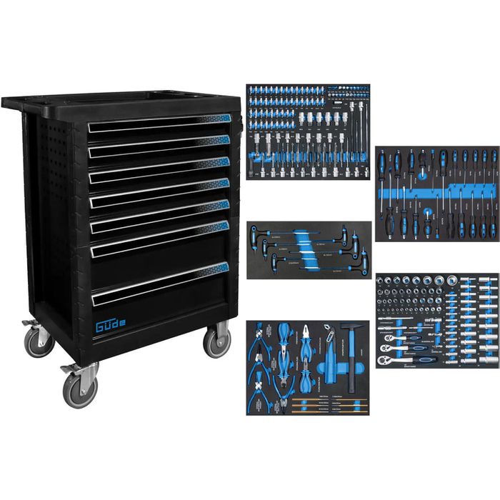 Brilliant tools BT153207 Tool Cabinet With 7 Drawers & 207 Premium