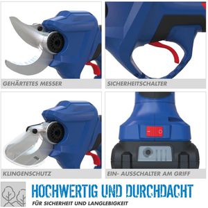 Produktbild für Astschere Güde ASC 18-201-05 K, 58438, Akku