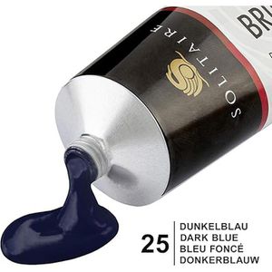 Produktbild für Schuhcreme Solitaire Brilliant, dunkelblau