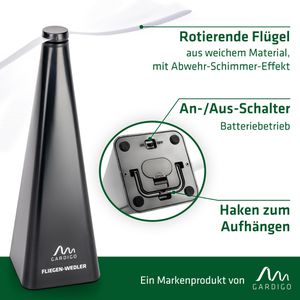 Produktbild für Fliegenwedler Gardigo 25190, batteriebetrieben
