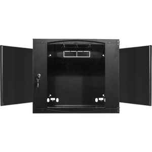 Produktbild für Netzwerkschrank LogiLink Single Section, W12F64B, 19 Zoll