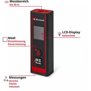 Produktbild für Laser-Entfernungsmesser Einhell 2270078, TC-LD 40 R