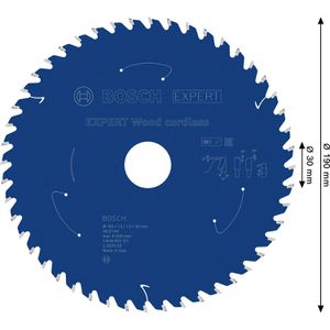Produktbild für Kreissägeblatt Bosch Expert Wood Cordless, 2608902157