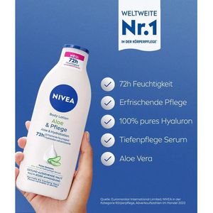 Produktbild für Bodylotion Nivea Aloe &amp; Pflege