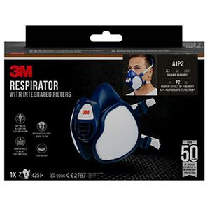 Produktbild für Atemschutzmaske 3M Halbmaske 4251+