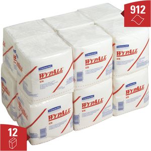 Produktbild für Einwegtücher Wypall X70, 8387, PowerClean, Hydroknit, weiß
