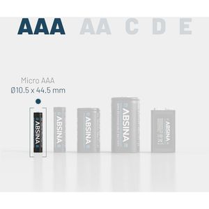 Produktbild für Akku Absina AAA Phone, 1,2 V, 800 mAh