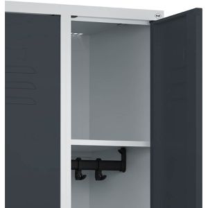 Produktbild für Spind CP-Möbel 80002-20, Doppelspind, anthrazit