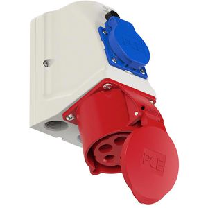 Produktbild für CEE-Steckdose PCE-Electric 9225-6, mit Schutzkontakt, 5-polig