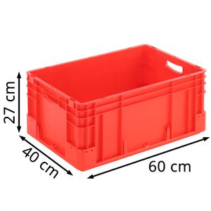 Produktbild für Eurobox Alpha-Paletten Silverline, rot, 50 Liter
