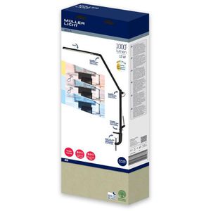 Produktbild für Schreibtischlampe Müller-Licht Sella, schwarz, LED, dimmbar