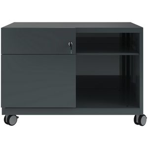 Produktbild für Rollcontainer Bisley Note Caddy, aus Metall, anthrazit