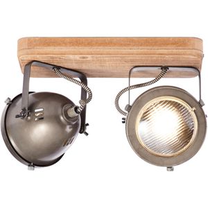 Produktbild für Deckenstrahler Brilliant Carmen Wood, GU10-Fassung