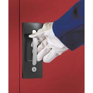 Produktbild für Werkzeugschrank CP-Möbel 8931-503, aus Metall, grau / rot