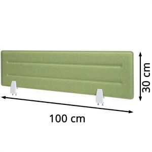 Produktbild für Tischtrennwand Mendler HWC-G76, grün