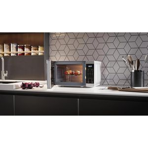 Produktbild für Mikrowelle Sharp YC-MG02E-S, mit 1000 Watt Grill