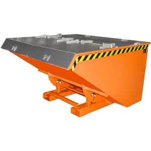 Produktbild für Kippbehälter-Deckel BAUER 4498-06-0800, aus verzinktem Stahl