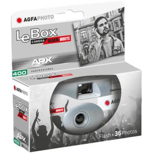Produktbild für Einwegkamera AgfaPhoto LeBox Black&amp;White, 36 s/w Aufnahmen