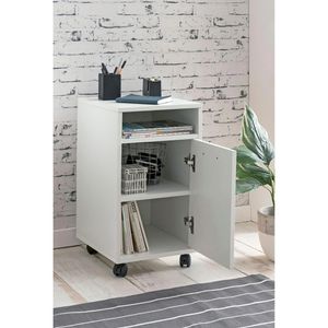 Produktbild für Rollcontainer Wohnling WL5.928, aus Holz, weiß