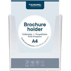 Prospekthalter Europel 350077, transparent
