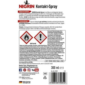 Produktbild für Kontaktspray Nigrin 74031