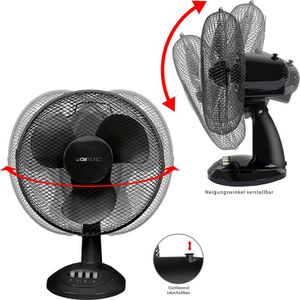 Produktbild für Ventilator Clatronic VL 3602, schwarz, Ø 30cm