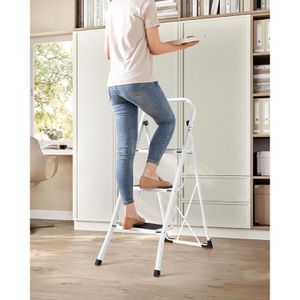 Produktbild für Klapptritt Songmics GSL03WT, weiß, aus Stahl