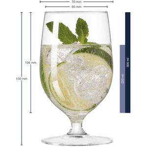 Produktbild für Trinkgläser Leonardo Ciao+ 061453 Wassergläser