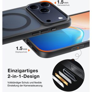 Produktbild für Handyhülle Torras Guardian Magnetic Series, MagSafe, schwarz