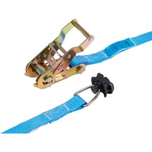 Produktbild für Spanngurt Sandax 178 blau, mit Airline-Fitting &amp; Ratsche