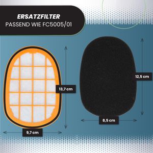 Produktbild für Staubsauger-Filter McFilter SFM-A93