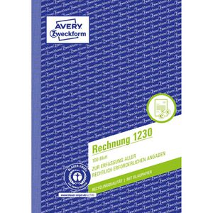 Produktbild für Rechnungsbuch Zweckform 1230, A5