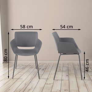 Produktbild für Gartenstuhl CLP Alpena, 324275, Kunststoff