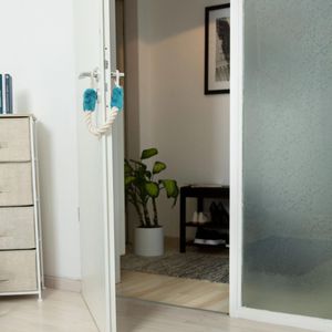 Produktbild für Türstopper Relaxdays aus Baumwolle, für Türklinken