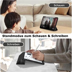 Produktbild für Tablet-Hülle Fintie Hybrid Slim Case, schwarz