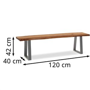 Produktbild für Sitzbank Wohnling WL7.293, bis 200 kg