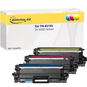 Toner Böttcher-AG für Brother TN-821XL Multipack