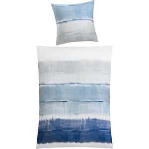 Produktbild für Bettwäsche Kleine-Wolke Long Beach, blau, Satin