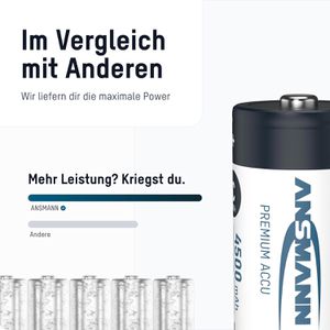 Produktbild für Akku Ansmann Premium, 1,2 V, 4500 mAh
