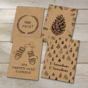Produktbild für Weihnachtskarte Sigel DS700 Natural Christmas